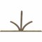 Ekena Millwork Richland Rough Sawn Timber Gable Bracket, Douglas Fir, 108"W x 72"H x 2"D x 4"F, 16/12 Pitch GBW108X72X0204RIC00RDF - alternate 3